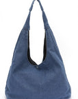 Denim Oversize Hobo Bag