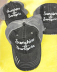 Sunshine and Sangria Embroidered Hat