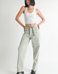 Emory Park Distressed Wide Leg Pants