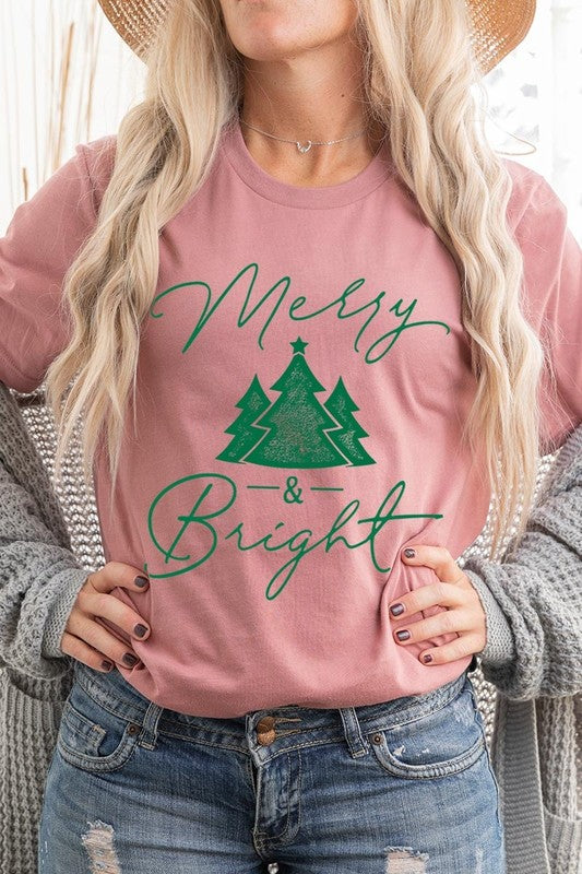 Merry &amp; Bright Graphic Tee