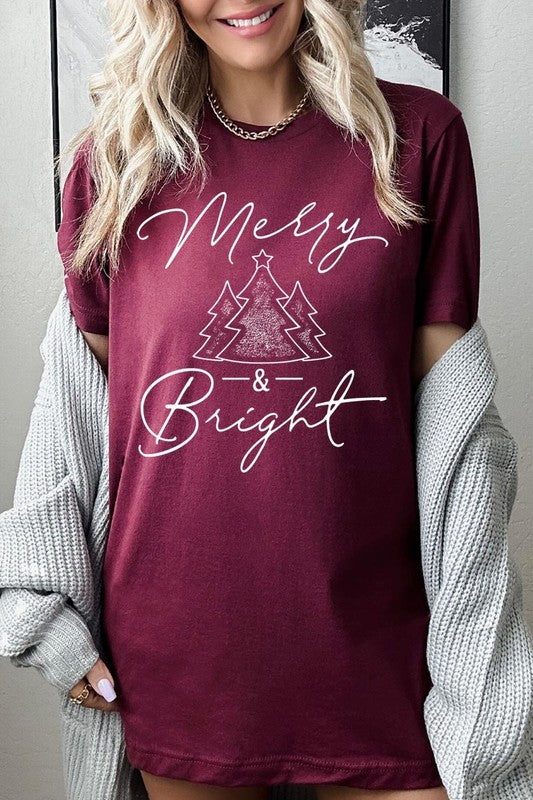 Merry &amp; Bright Graphic Tee