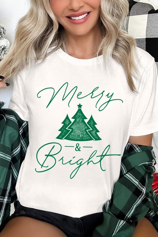 Merry &amp; Bright Graphic Tee