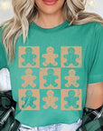 Checkered Gingerbread Man Graphic Tee