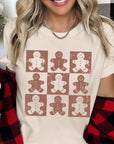 Checkered Gingerbread Man Graphic Tee