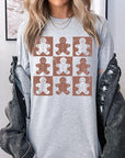 Checkered Gingerbread Man Graphic Tee