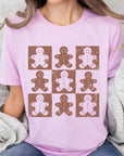 Checkered Gingerbread Man Graphic Tee