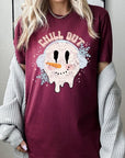 Chill Out Melting Snowman Graphic Tee