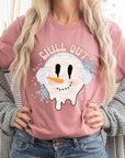 Chill Out Melting Snowman Graphic Tee