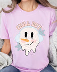 Chill Out Melting Snowman Graphic Tee