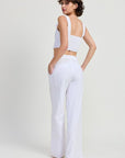 Emory Park Fold Over Pants with Wide Leg