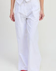 Emory Park Fold Over Pants with Wide Leg