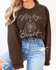 Merry & Bright Graphic Fleece Sweatshirts