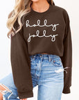 Holly Jolly Graphic Fleece Sweatshirts