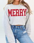 Merry Graphic Fleece Sweatshirts