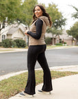 Julia Rose The Vanessa - 30 in Inseam Black Bootcut Leggings