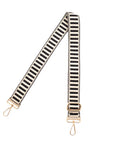 Ebony and Ivory Adjustable Guitar Bag Strap