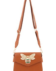 Bee Decorated Crossbody Bag