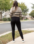 Julia Rose Black Full-Length Leggings NO POCKETS