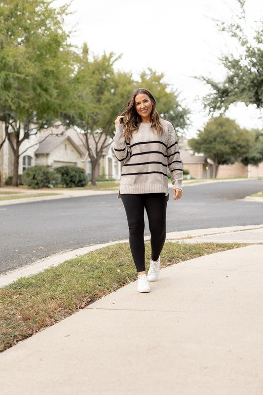 Julia Rose The Avery Black Full-Length Leggings NO POCKETS