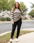 Julia Rose Black Full-Length Leggings NO POCKETS