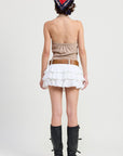 Emory Park Mini Belted Tiered Skort