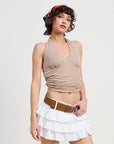 Emory Park Mini Belted Tiered Skort