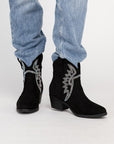 RONAN Rhinestone Western Booties