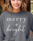 Merry+Bright Graphic Fleece Sweatshirts