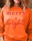 Merry+Bright Graphic Fleece Sweatshirts