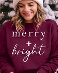 Merry+Bright Graphic Fleece Sweatshirts