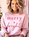 Merry+Bright Graphic Fleece Sweatshirts