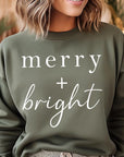 Merry+Bright Graphic Fleece Sweatshirts