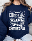 Merry Christmas Shitter's Full Graphic Sweatshirts