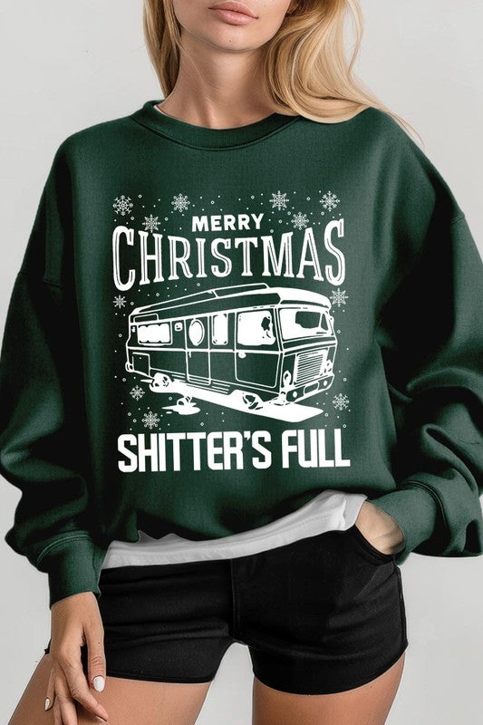 Merry Christmas Shitter&#39;s Full Graphic Sweatshirts