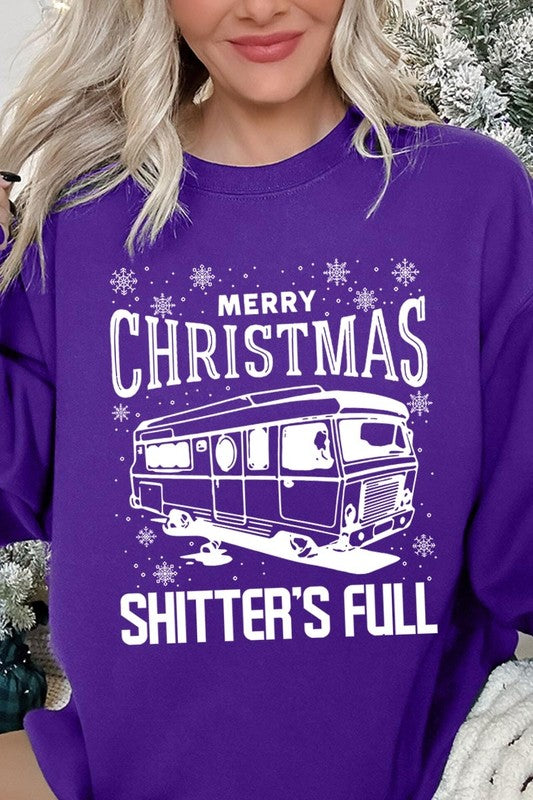 Merry Christmas Shitter&#39;s Full Graphic Sweatshirts