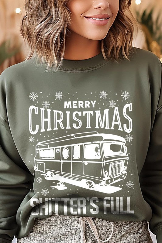 Merry Christmas Shitter&#39;s Full Graphic Sweatshirts