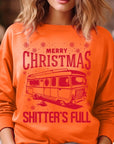 Merry Christmas Shitter's Full Graphic Sweatshirts