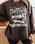 Merry Christmas Shitter's Full Graphic Sweatshirts