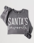 Santa's Favorite Graphic Fleece Sweatshirts