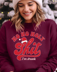 Ho Ho Ho Holy Shit Graphic Fleece Sweatshirts