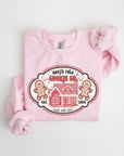 North Pole Gingerbread Cookie Graphic Sweatshirts