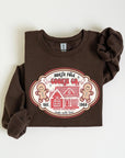 North Pole Gingerbread Cookie Graphic Sweatshirts