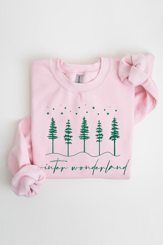 Winter Wonderland Graphic Fleece Sweatshirts