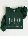 Winter Wonderland Graphic Fleece Sweatshirts