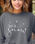 Let it Snow Graphic Fleece Sweatshirts