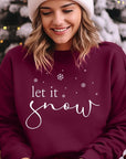 Let it Snow Graphic Fleece Sweatshirts