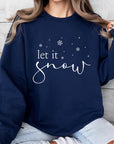 Let it Snow Graphic Fleece Sweatshirts