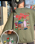 Christmas Movie Story Graphic Fleece Sweatshirts