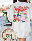 Christmas Movie Story Graphic Fleece Sweatshirts