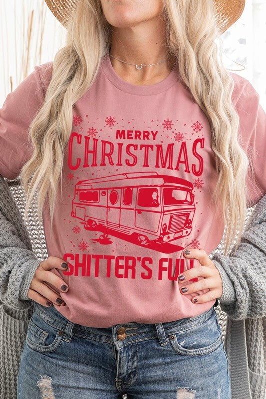 Merry Christmas Shitter&#39;s Full Graphic Tee